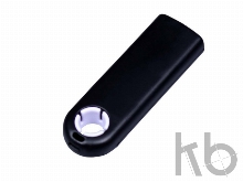 USB 2.0- флешка промо на 16 Гб прямоугольной формы, выдвижной механизм