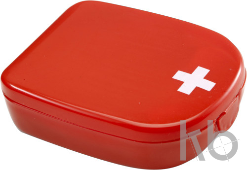 Plastic first aid kit