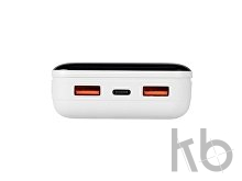 Внешний аккумулятор с дисплеем, 20000 mAh