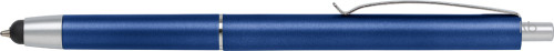 Plastic ballpen with rubber tip
