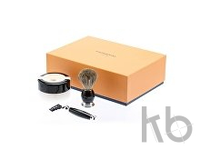 Бритвенный набор: станок MACH3, помазок, крем для бритья Sandalo