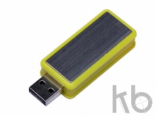 USB 3.0- флешка промо на 128 Гб прямоугольной формы, выдвижной механизм