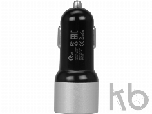 Адаптер автомобильный USB с функцией быстрой зарядки QC 3.0 «TraffIQ»