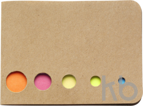 Cardboard sticky note holder