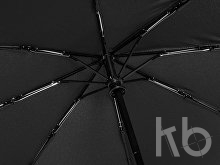 Зонт скланой «Lumet» с куполом из переработанного пластика, автомат