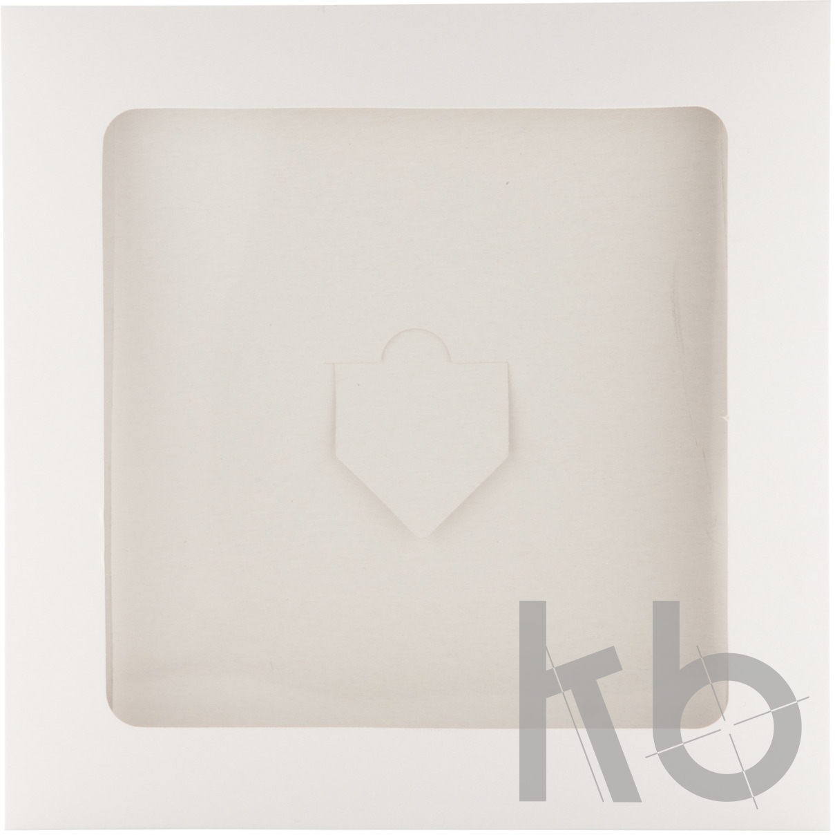 paper-bag for scarf, white