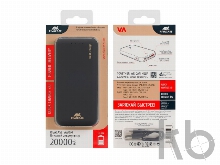 Внешний аккумулятор VA2074  с поддержкой QC 3.0 и PD, 20 000 mAh