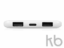 Портативное зарядное устройство «Blank» с USB Type-C, 5000 mAh