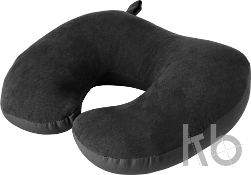 Suede travel pillow