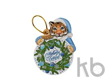 Новогоднее украшенее «Тигр на удачу»