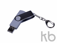 USB 3.0/micro USB/Type-C- флешка на 32 Гб с поворотным механизмом