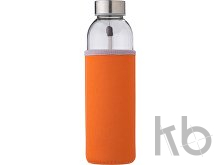 Glass bottle (500 ml) with neoprene sleeve
