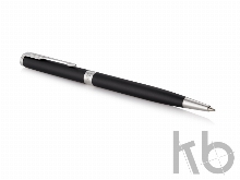 Тонкая Ручка шариковая Parker «Sonnet Core Matte Black CT»