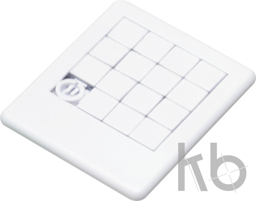 Plastic sliding puzzle