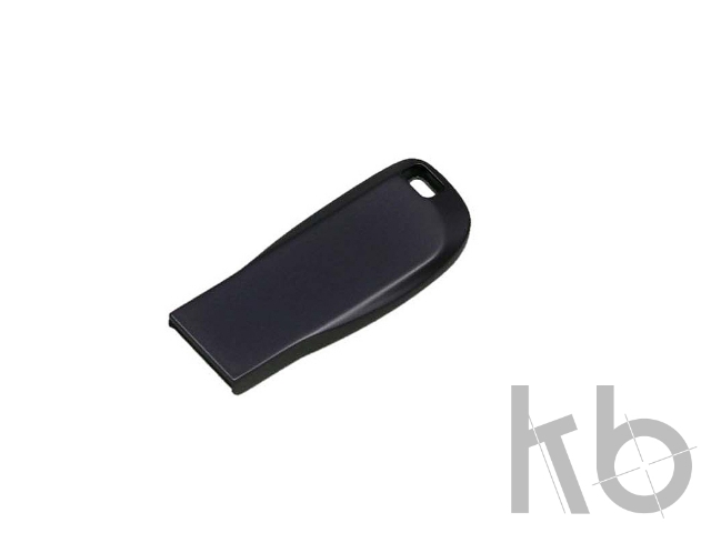 USB 2.0- флешка на 16 Гб компактная с мини чипом и овальным отверстием