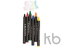 set of 6 crayons