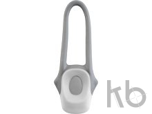 Plastic and silicone bicycle light