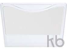 Plastic container, with two magnets, and erasable marker.