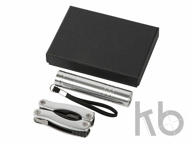 Подарочный набор «Scout» с многофункциональным ножом и фонариком