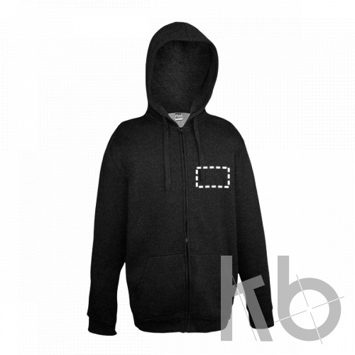 Толстовка на молнии с капюшоном 