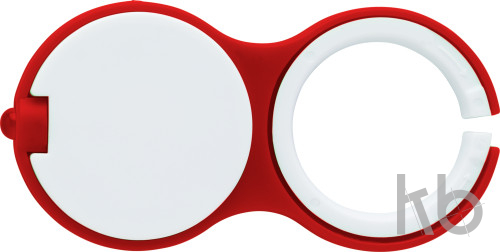 Plastic key holder with one LED light.