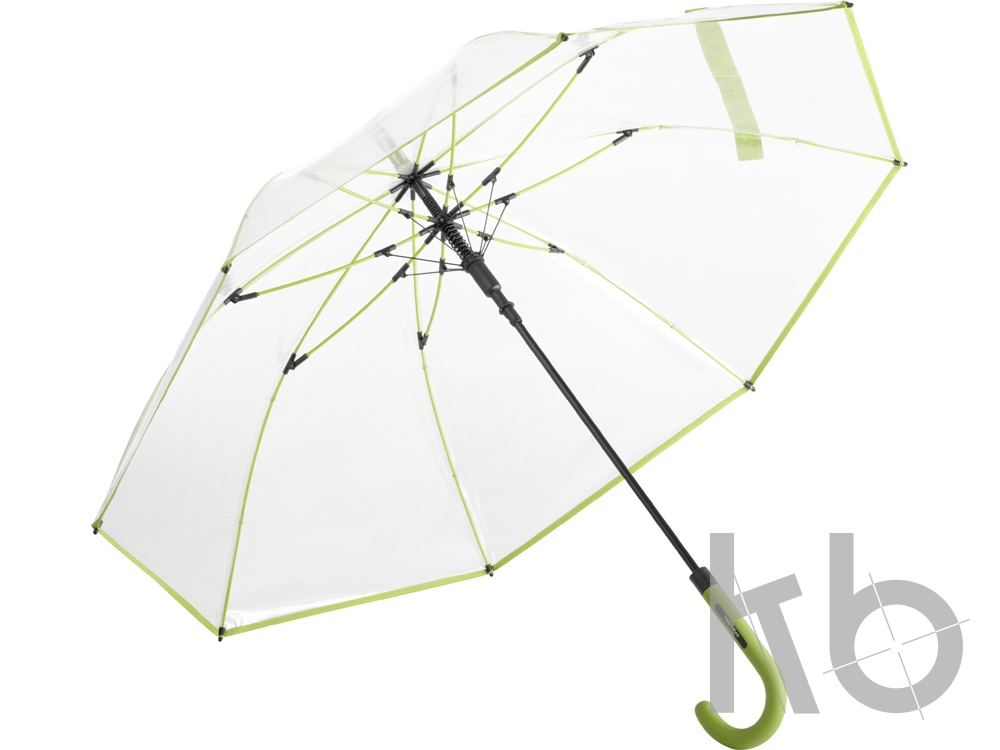Зонт-трость «Pure» с прозрачным куполом