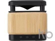 Bamboo and ABS wireless speaker and charger