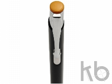 Ручка металлическая шариковая «Moneta» с цветной кнопкой