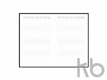 Ежедневник недатированный с индексами А5 «Bergamo»