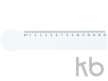 15 cm ruler, circle