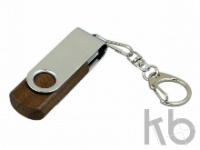 USB 2.0- флешка промо на 16 Гб с поворотным механизмом