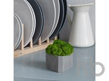 Кашпо бетонное со мхом «Гама»