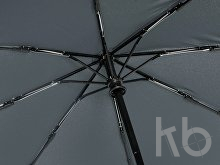 Зонт скланой «Lumet» с куполом из переработанного пластика, автомат