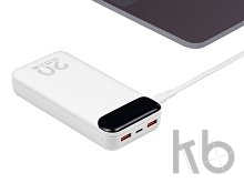 Внешний аккумулятор с дисплеем, 20000 mAh