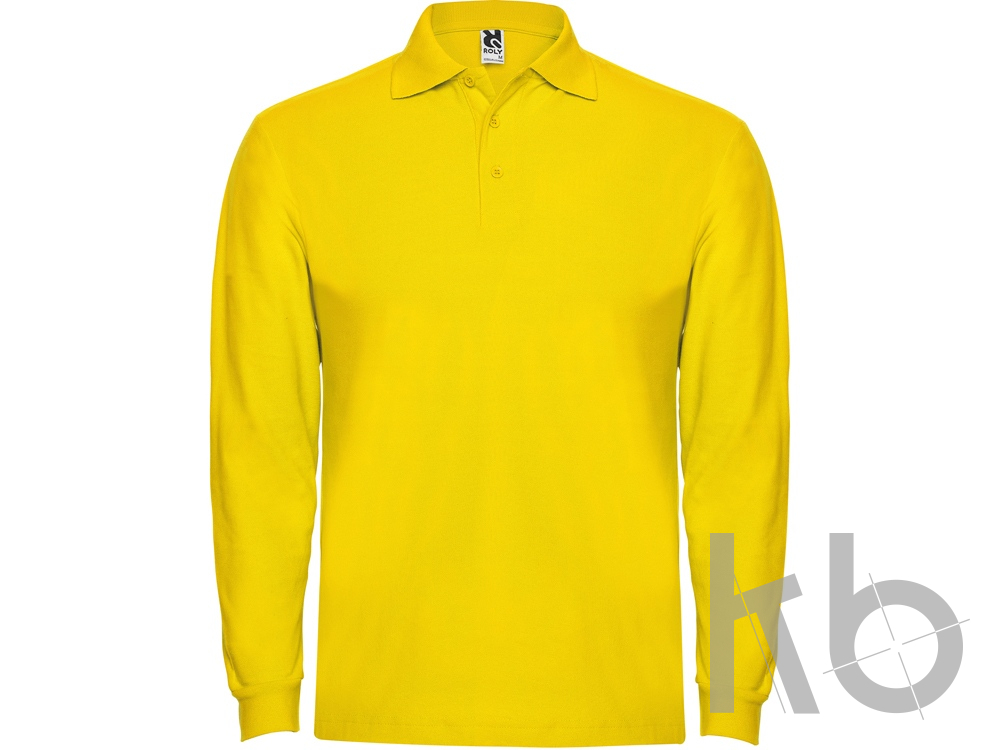 Рубашка поло «Estrella» мужская с длинным рукавом