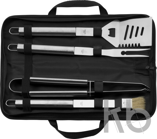 Stainless steel barbecue set