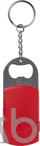 ABS key holder with bottle opener