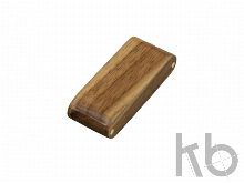 USB 2.0- флешка на 16 Гб прямоугольной формы с раскладным корпусом