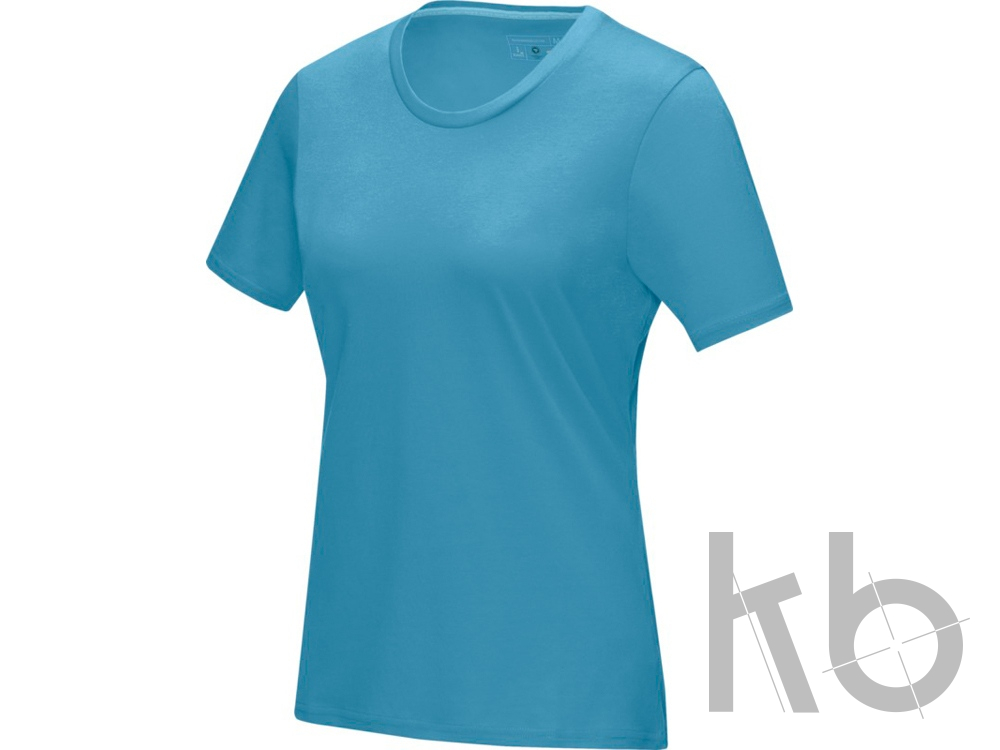 Футболка «Azurite» из натуральных материалов, женская