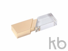 USB 2.0- флешка на 512 Мб кристалл в металле