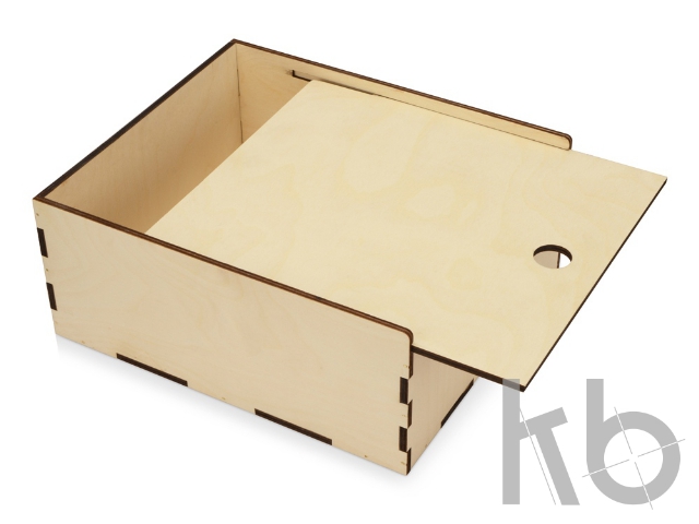 Деревянная подарочная коробка-пенал, размер L Деревянная подарочная коробка-пенал, L