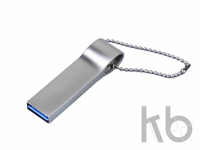 USB 3.0-флешка на 64 Гб с мини чипом и боковым отверстием для цепочки