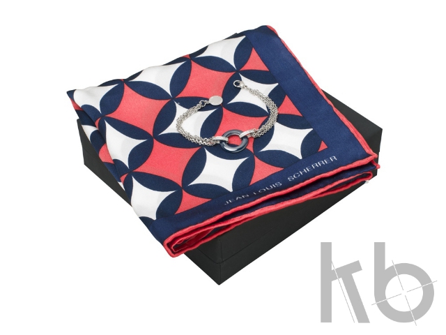 Подарочный набор Boogie: шелковый платок, браслет