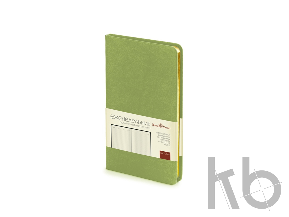 Еженедельник недатированный А6 «Megapolis Velvet»