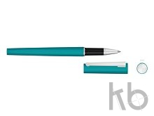 Ручка металлическая роллер «Brush R GUM» soft-touch с зеркальной гравировкой