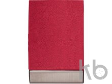 PU and stainless steel business card holder
