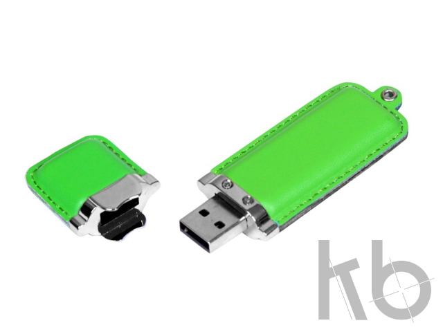 USB 2.0- флешка на 32 Гб классической прямоугольной формы