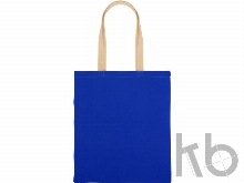 Сумка для шопинга «Twin» двухцветная из хлопка, 180 г/м2