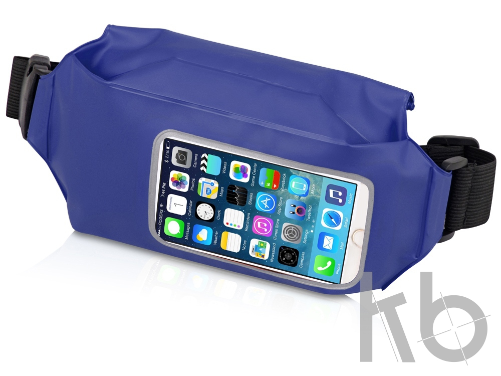 Сумка на пояс «Vert», синяя