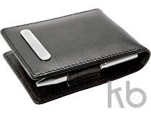 Набор: блокнот А6, ручка шариковая, зажим для денег